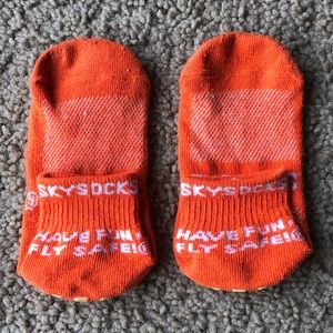 Sky Zone slip resistant socks. One size